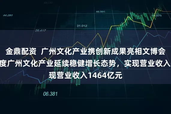 金鼎配资  广州文化产业携创新成果亮相文博会 今年一季度广州文化产业延续稳健增长态势，实现营业收入1464亿元